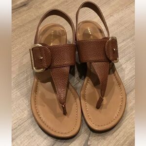 Tommy Hilfiger Adjustable Buckle Block Heel Sandals-Sz 7.5 Great Condition